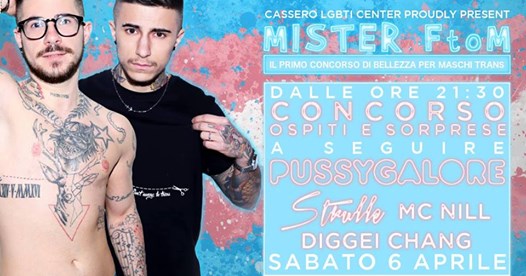 Mr. FtoM + Pussy Galore ● Cassero LGBTI Center