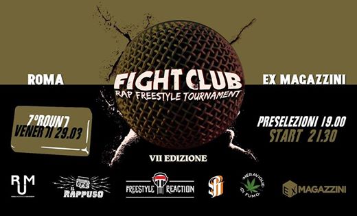 FIGHT CLUB - 7°round - wt Morbo Frenk + Rum after party