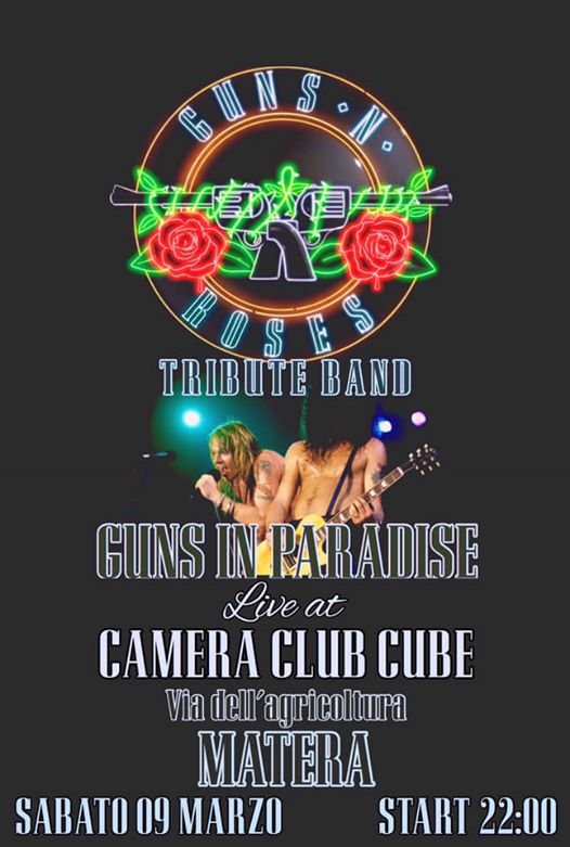 Guns In Paradise Live at CAMERA CLUB Cube