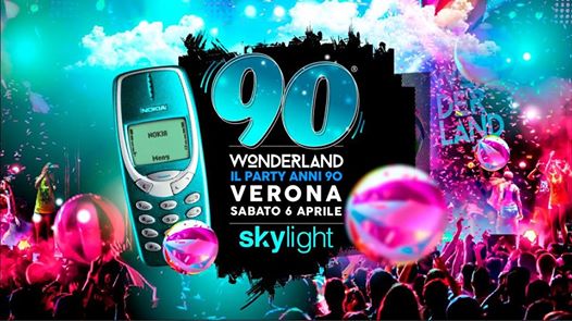 90 Wonderland Verona - Discoteca Skylight - San Bonifacio