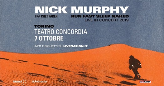 Nick Murphy fka Chet Faker in concerto a Torino