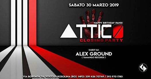 Attico Closing Party Guest: Alex Ground