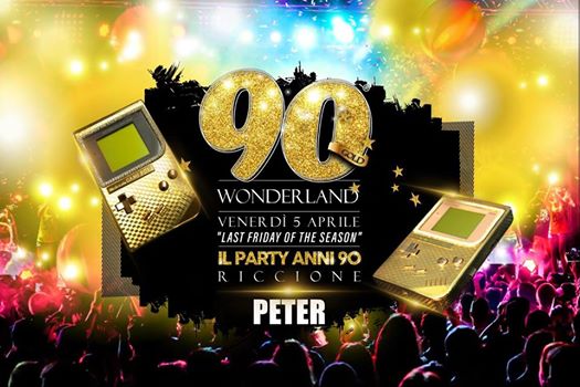 90 Wonderland Gold Riccione - Peter Pan Club