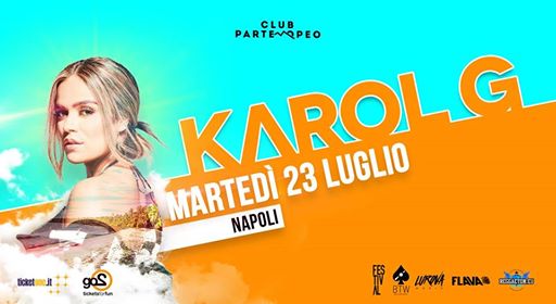 Karol G in concerto a Napoli - club partenopeo