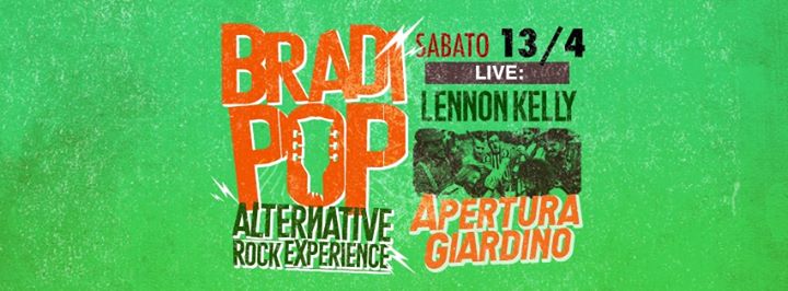13.04.19 | LENNON KELLY (Folk Rock) + FESTA APERTURA GIARDINO!