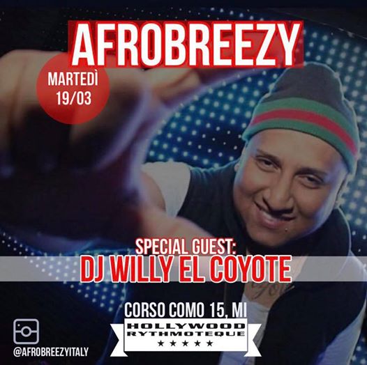 19.03.19 Afrobreezy: Dj Willy El Cojote special guest