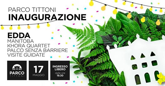 Inaugurazione // Parco Tittoni 2019 // EDDA
