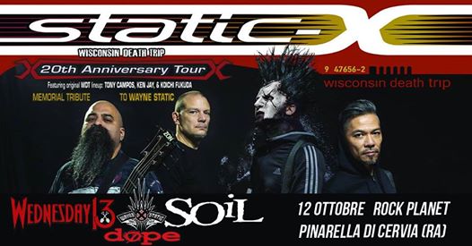Static-X | Wisconsin Death Trip 20° anniversary at Rock Planet
