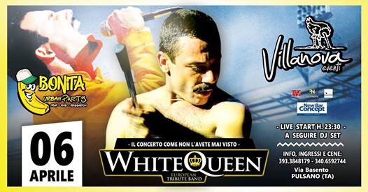 Sab 6 Aprile - Villanova DiscoPub - Live WhiteQueen+Bonita Party