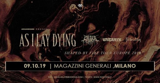 As I Lay Dying + Guests | Magazzini Generali, Milano