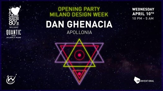 MDW Opening with Dan Ghenacia (Apollonia) at Quantic