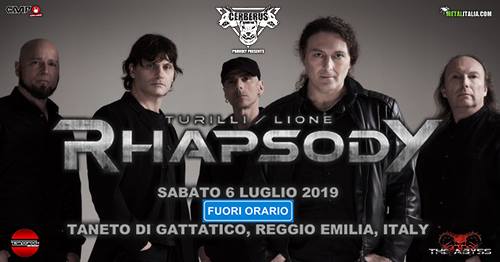 Turilli-Lione Rhapsody / Fuori Orario open air, Reggio Emilia