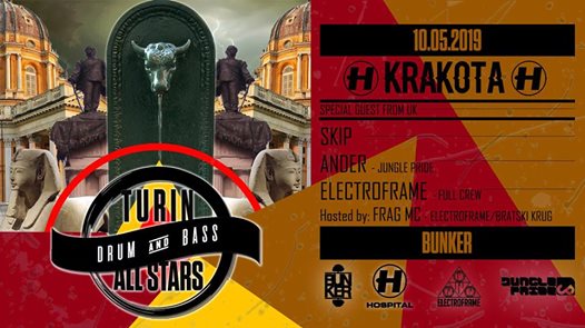 Turin Drum and Bass All Stars #5 - special guest Krakota