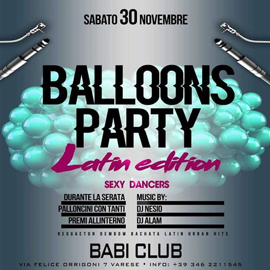 Balloons Party - Latin edition - Varese City