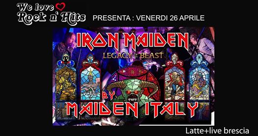 Venerdi 26 aprile Iron Maiden tribute live