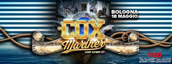 18 Mag COX a Bologna presenta “Mariner” al Red Club