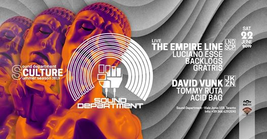 Sound Department 22.06 w/ The Empire Line and David Vunk