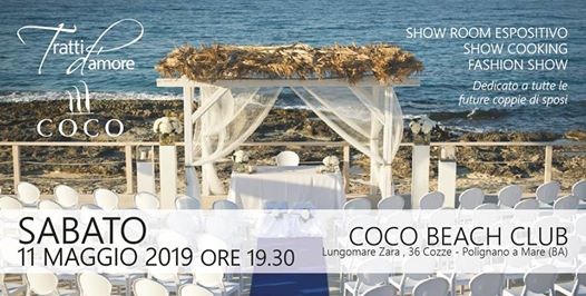 Wedding Day Tratti d'Amore Sabato 11 Maggio 2019 Coco Beach Club