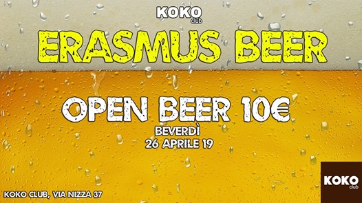 KOKO Open Beer // Beverdì 26 Aprile