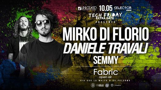 Tech Friday presents: "Mirko Di Florio" at Fabric open air