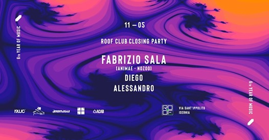 11.05 - Closing Party w/ Fabrizio Sala