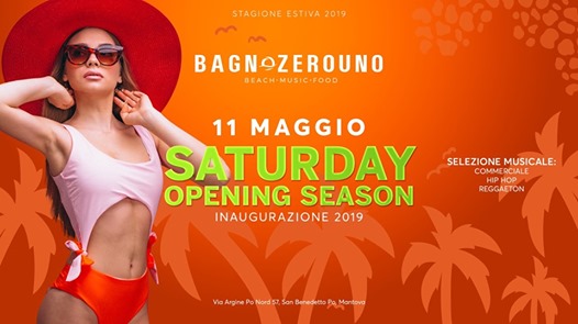 Inaugurazione Bagnozerouno - Saturday Opening Season