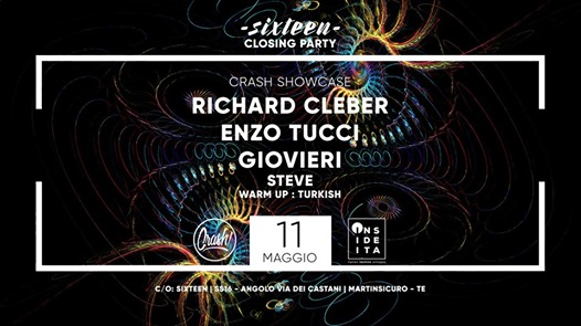 Sixteen closing party"CRASH Showcase"