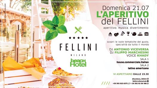 Fellini Beach Hotel • Domenica 21.07