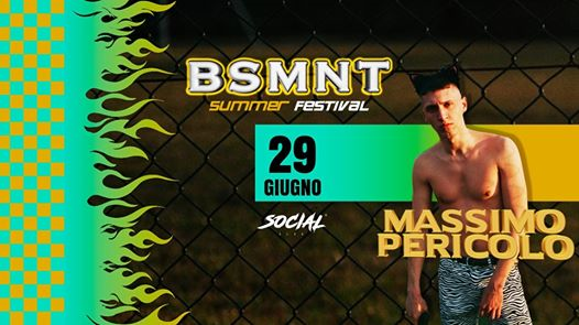 BSMNT - Massimo Pericolo Live - Social Club 29.6.19 #bsmnt