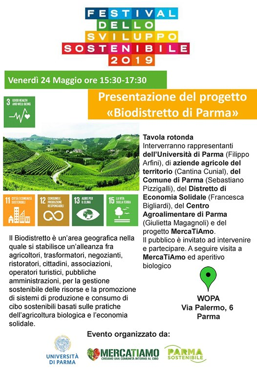 Presentazione del progetto Biodistretto di Parma