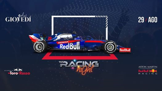 Red Bull Racing Night w/ Nicola Zucchi & Thorn • Giovedì Gelsi