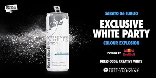 REDBULL Official Party | EXCLUSIVE WHITE PARTY | INGRESSO GRATUITO