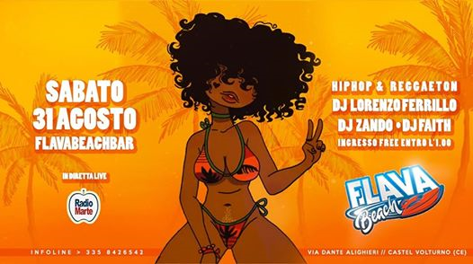 Flava Beach Bar - Hip Hop//Reggaeton -In Diretta su Radio Marte